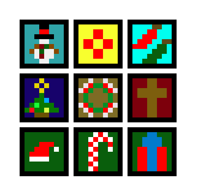 [5611b3] Chritmas mosaic ideas