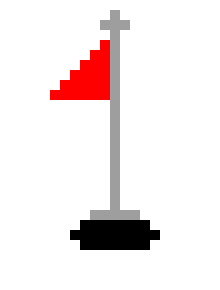 [ba9f98] hole with flag