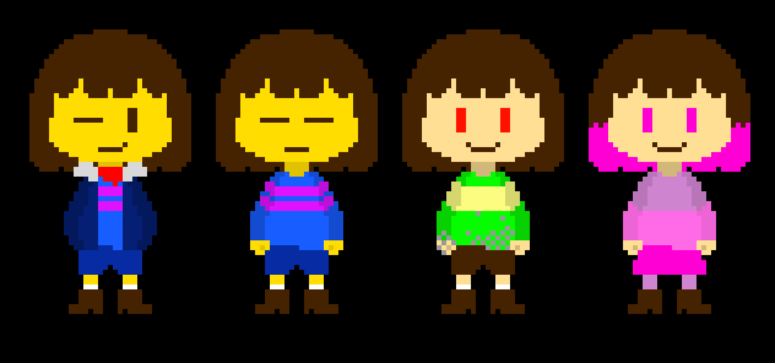 [9664c4] UT frisk,ET frisk,UT chara, and betty-memlord21