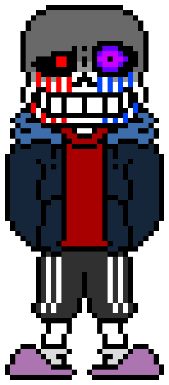 [d6b045] Matrix: Guys help me befo- *Uses DustTrusts Swords on Delete Sans*