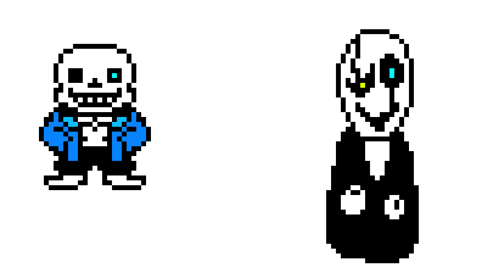 Sans and Gaster (By Wiqueur)
