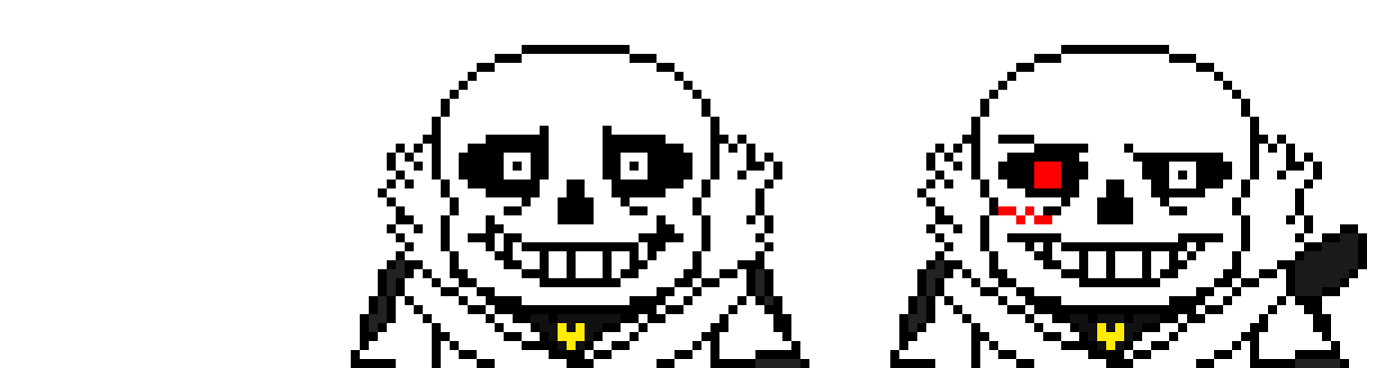 Cross Battle Sprite / XTale - Underverse Sans.