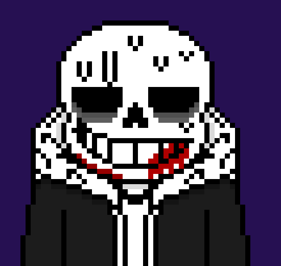 [0ae1f1] *gets hit by the bones to block the blasts* [damnit, he's getting to my breaking point. need to attack him from behind but how? wait, i think i know]