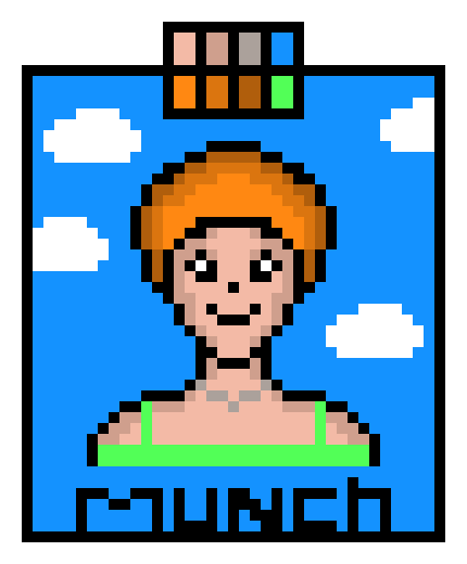 [83ec8c] David Pixel Art Color