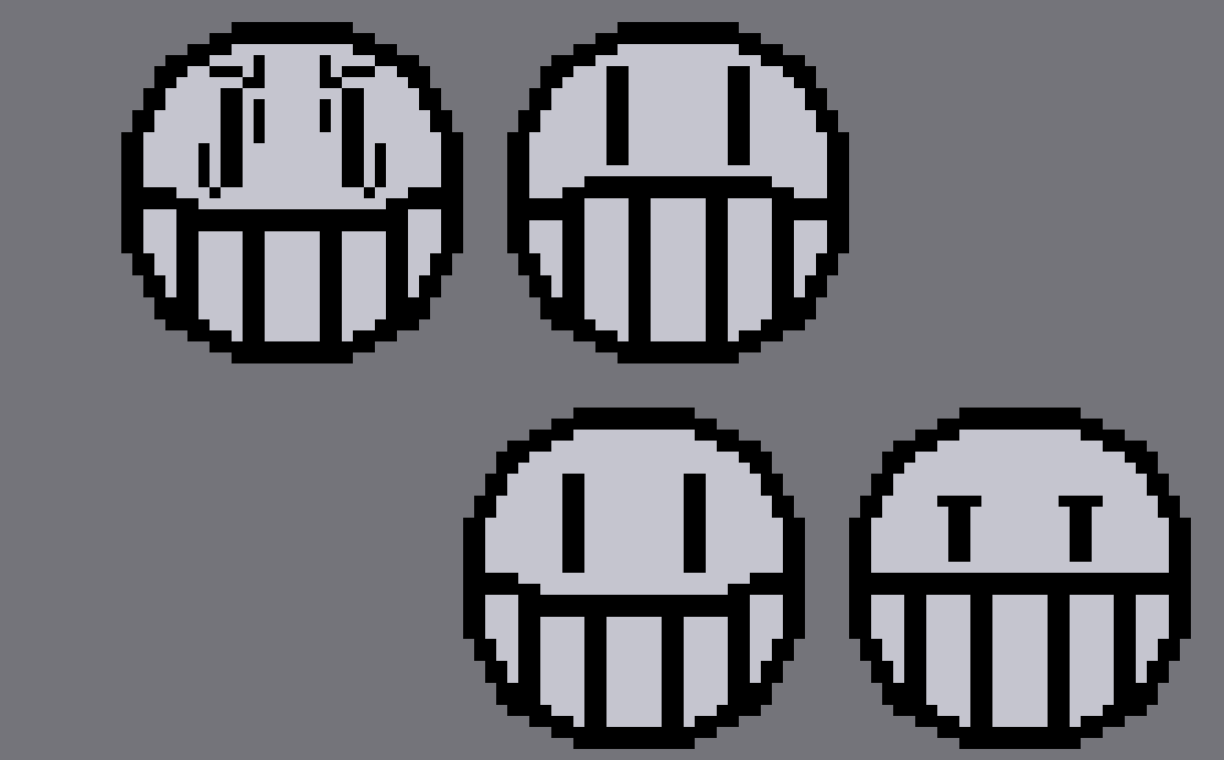 [8cf262] mmkay ill try that (updated heads btw) im really good at drawing a muscly body on paper just the pixel proportions mess me up