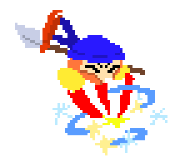 [777455] *Bandana Dee let go for a sec, pulled out an umbrella from... somewhere...? and then proceeded to attack the hand once more, then ran towards the melty portal*