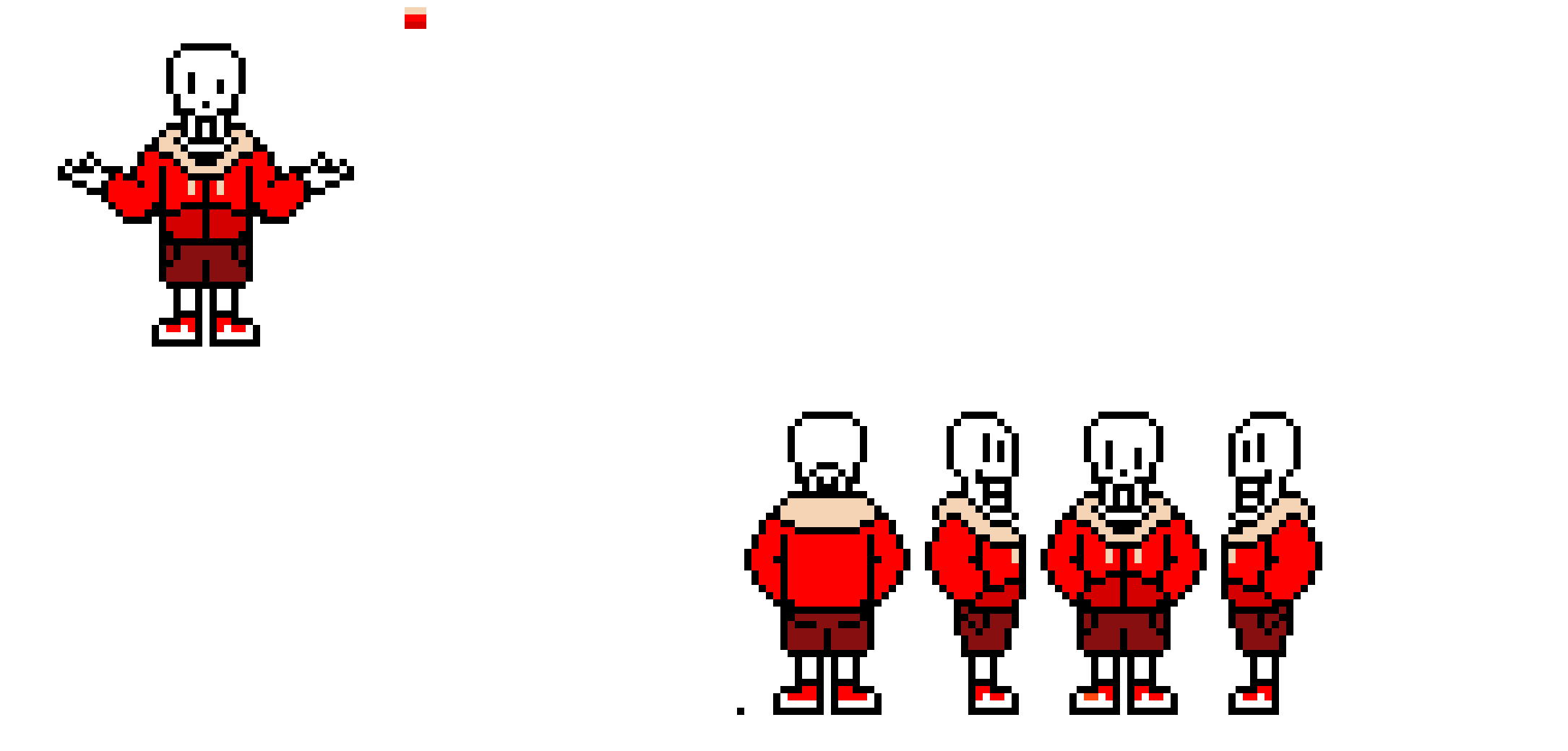 [24e77d] MK's Underswap Papyrus Overworld Sprites.