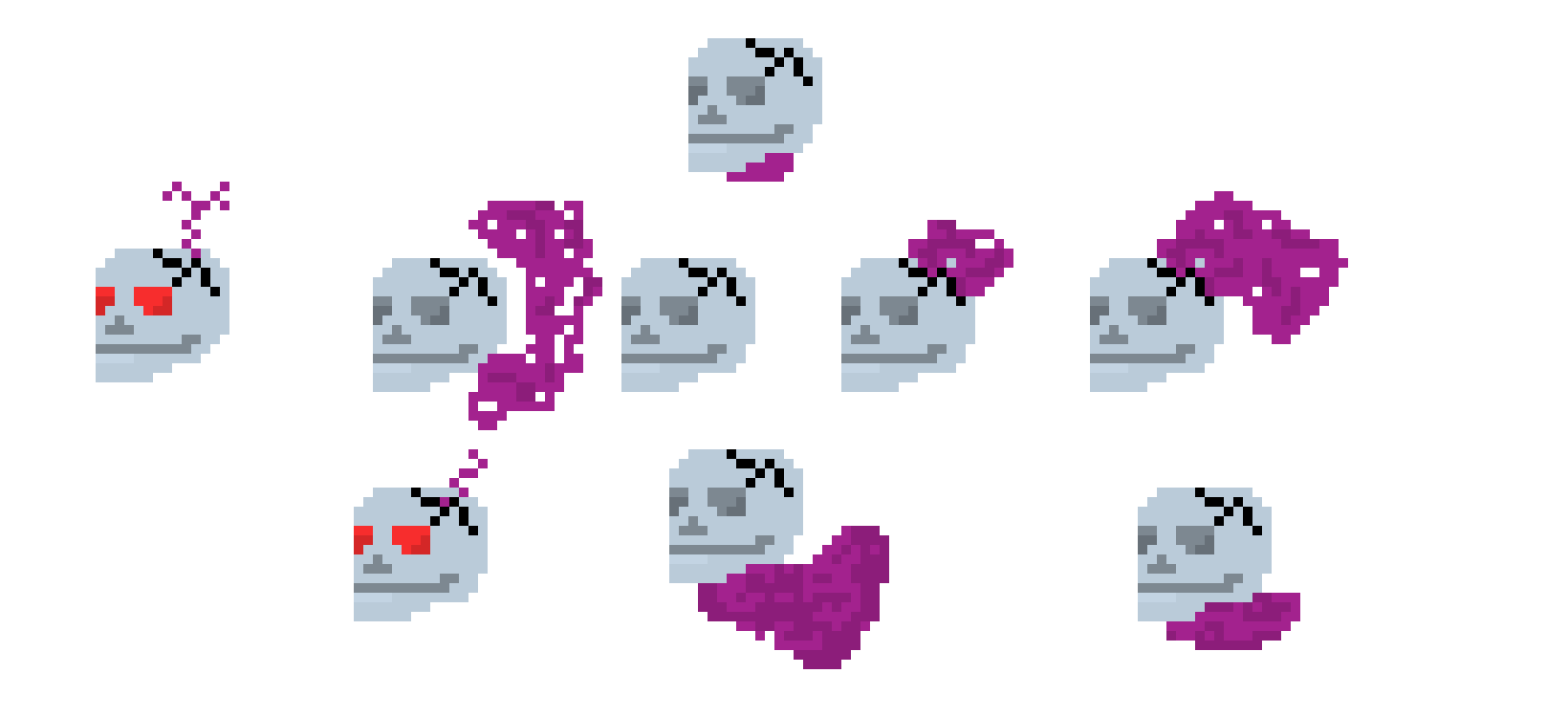 [3a0be4] ghost skull