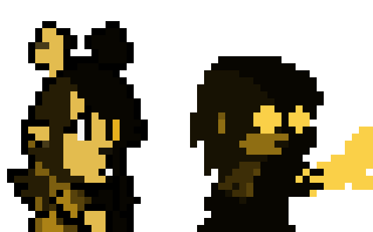 [6c26bc] Inkrune AU: Henry and Gazelle Battle and Inkgrave Sprites - Deltarune OC Sprites