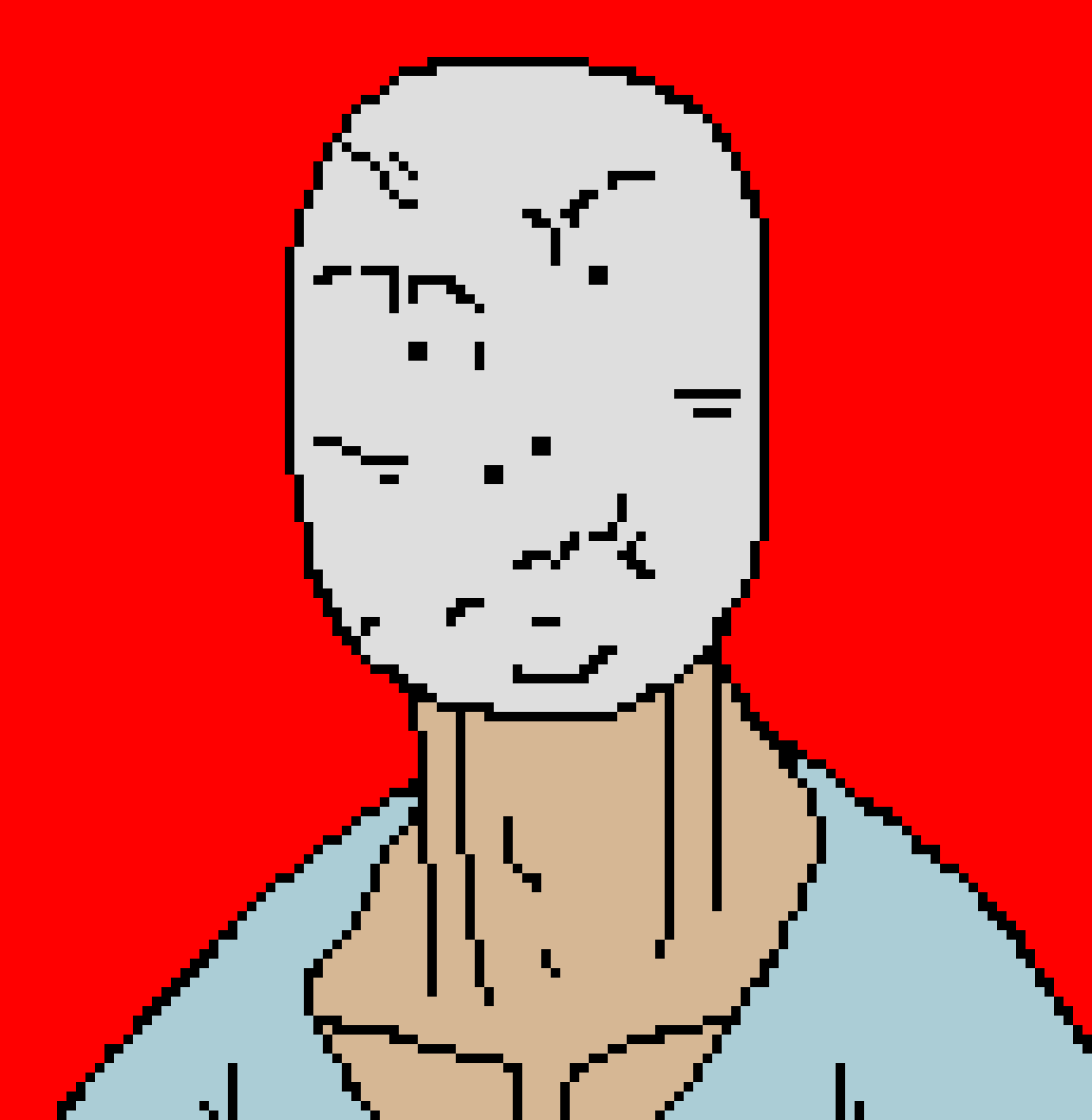 [823b65] he speaks like hes reading off a teleprompter. if anything he's meant to show that while he may seem odd and inhuman, theres higher forces than him