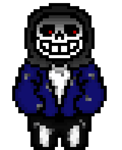 [224a35] Mr sans man does the arms look better or worse also ignore the awful attempts at dust particles 