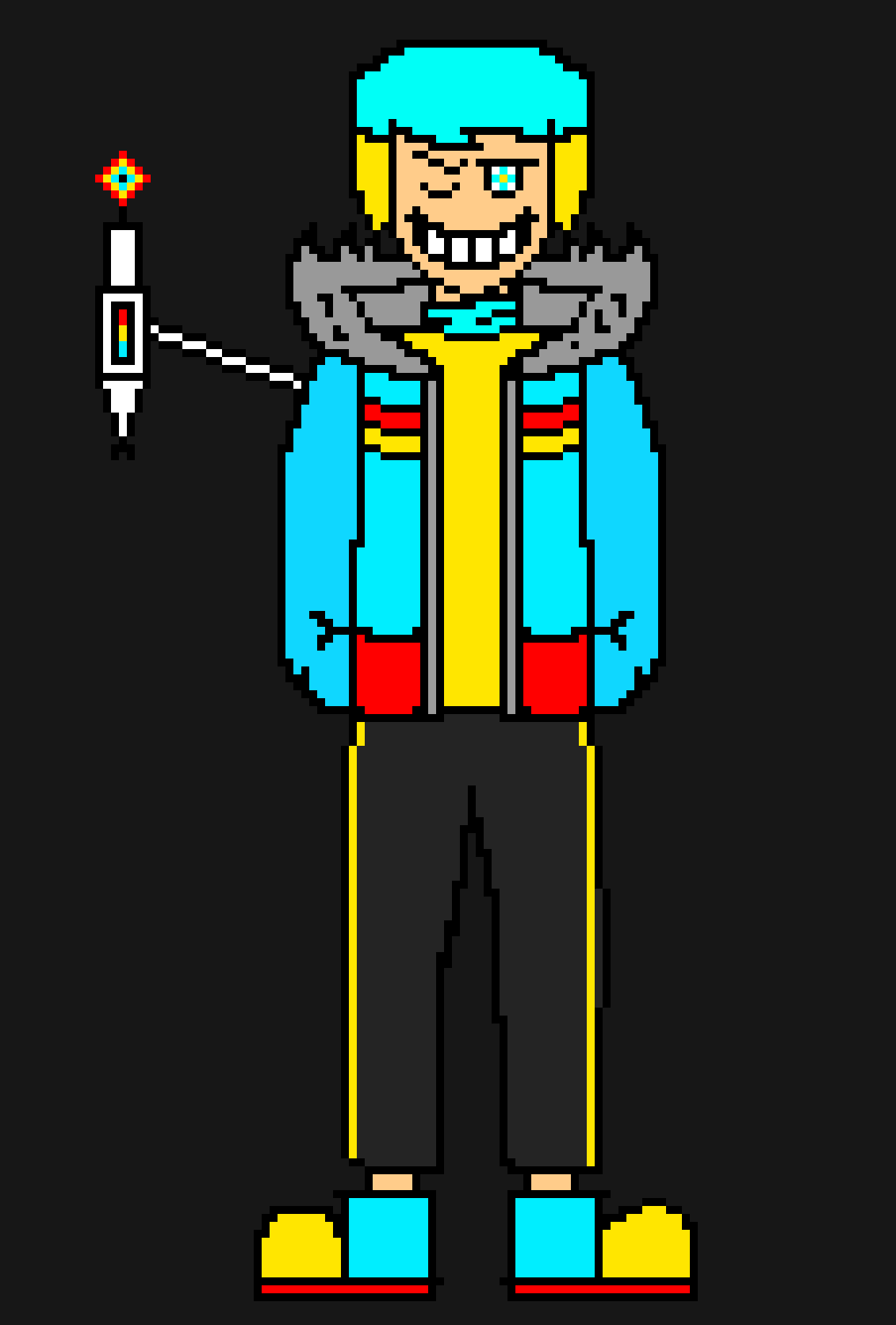 (do you have any idea what should I name this character? I want it to also fit this sentence HZ , *insert this character name here* , Nameless The trio of DST)-HZ / Nameless