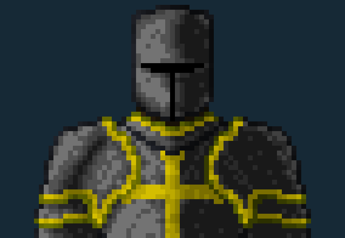 [3667a8] draw a knights Hospitaller.