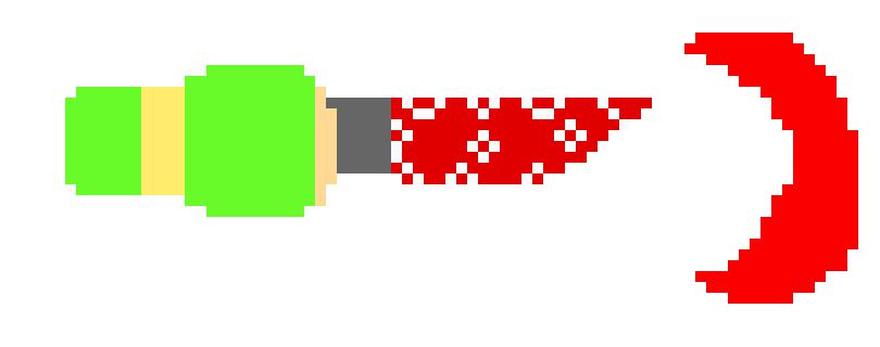 sends 3 slash projectiles at frisk then runs to them slicing them *