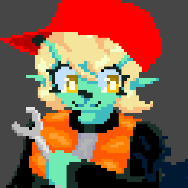 [050127] grrrrr how dare you take my pixelartmakerdotcom sprite?!?!?!? i've got a reeeeall strongly worded essay coming your way mister!