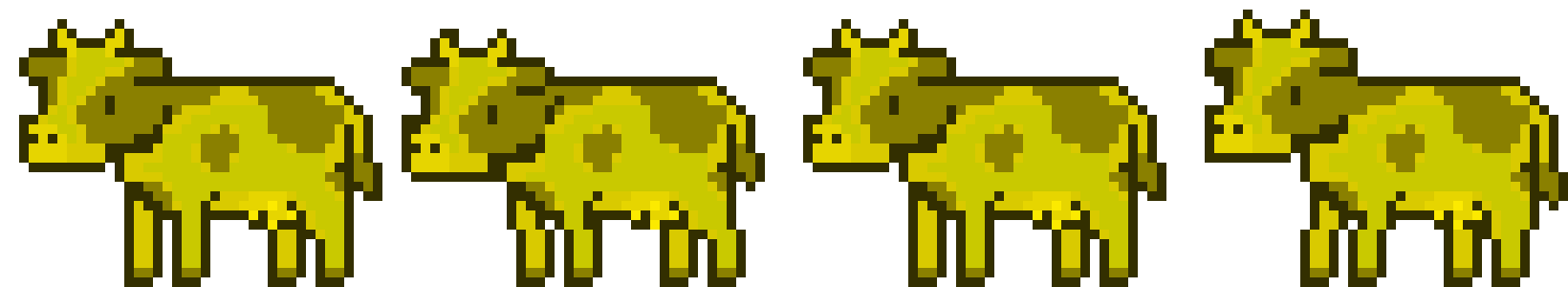 [b60e72] Golden Caf Idle Sprite