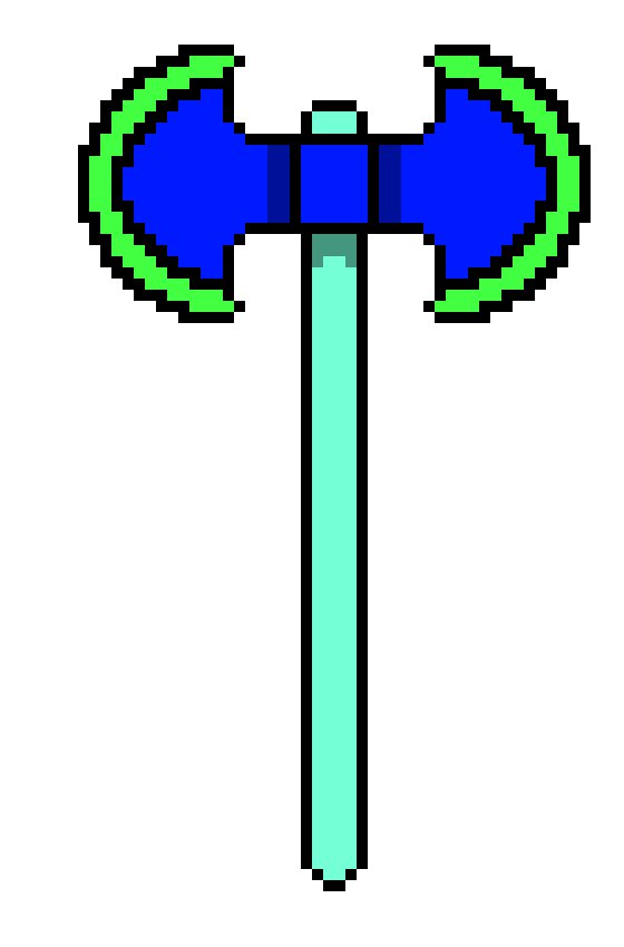 [88a3fa] battle axe
