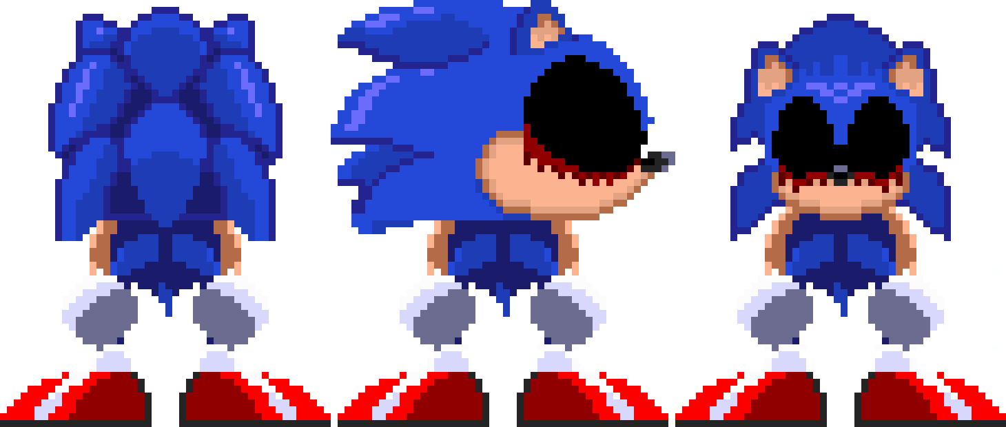 [1c3ec0] Sonic.exe turn-around spritesheet