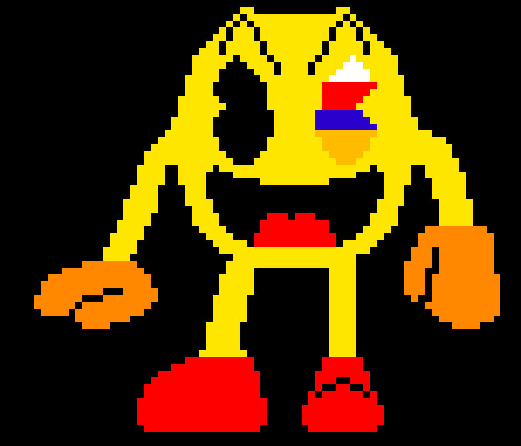 POWER OF FOUR pac man megalo sprite