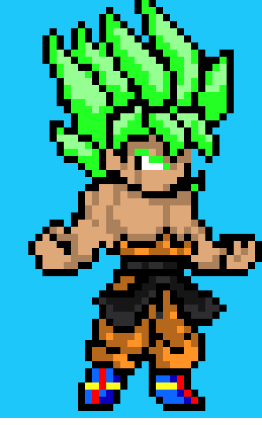 My Version Of: What If Broly and Goku Were Sent To Earth? Legendary Super Saiyan Form