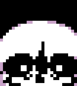 Black Canvas with Shaded White Color Pallette