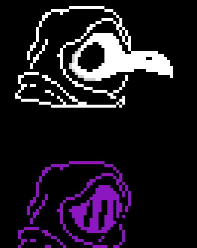 look the purple one i edited and made white to make it look like plague doctor  -MOAU