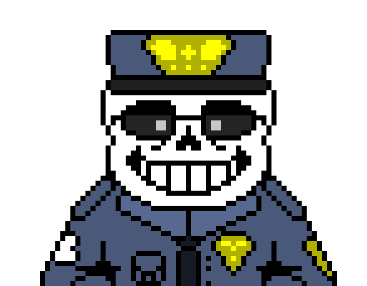 takes lust sans into a cop car * 