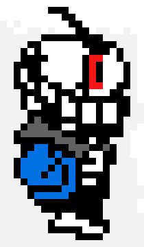 [83095b] UnderTale - Sans sprite sheet(isaac)