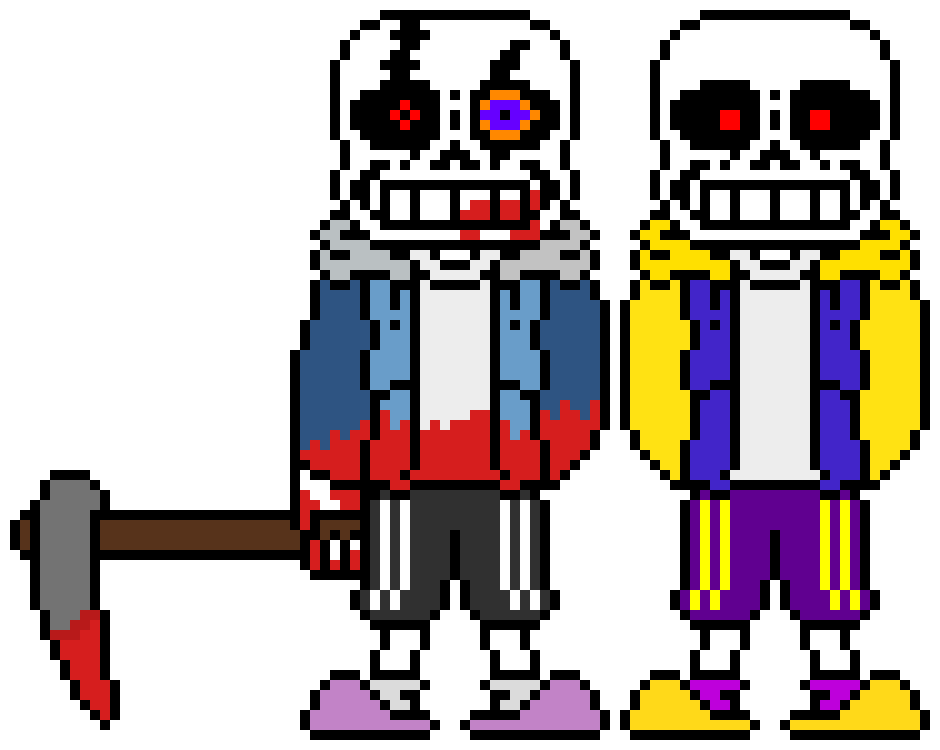 [d6b045] Demented: So Stare Sans I think chara is in a bad mood today...