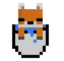 [b85052] Minecraft fox in bucket