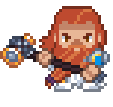 [86d482] Dane the Dwarf Blacksmith