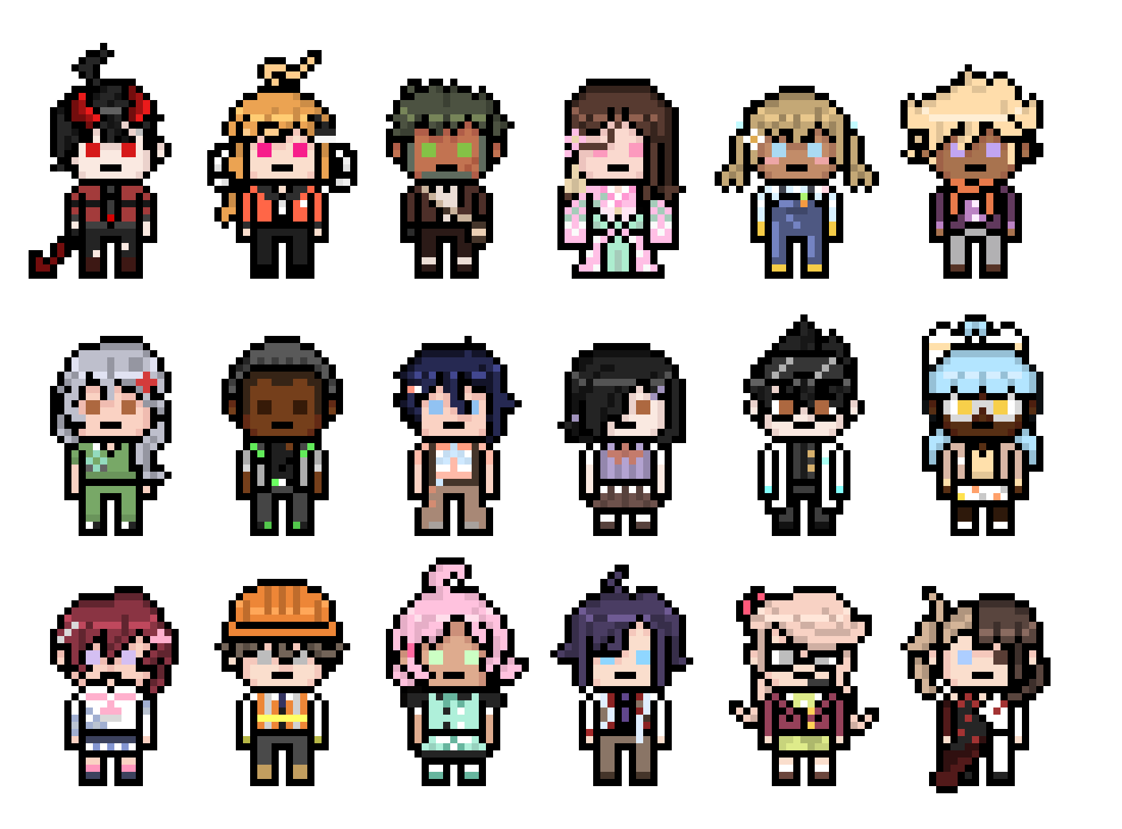 [5bd973] Danganronpa 1 OCs