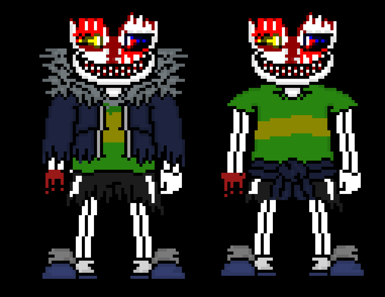 [392fc2] (fix)revert!terror: terror was fighting madness, when he backhanded terror so hard, his right eyes determination stream flipped, while terror was worried about that, madness broke off a peice of his skull and cut his arm off. this affected him so hard, he got his emotions back, yet multi and delete want nothing to do with him anymore