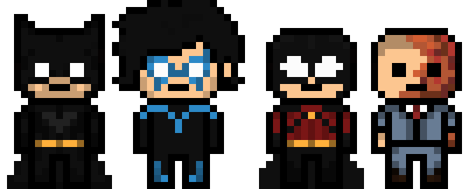 [fec244] danganronpa pixel sprite base