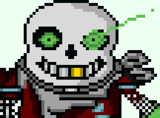 Sends bones at dust sans *