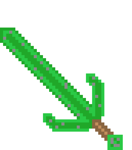 Creeper sword