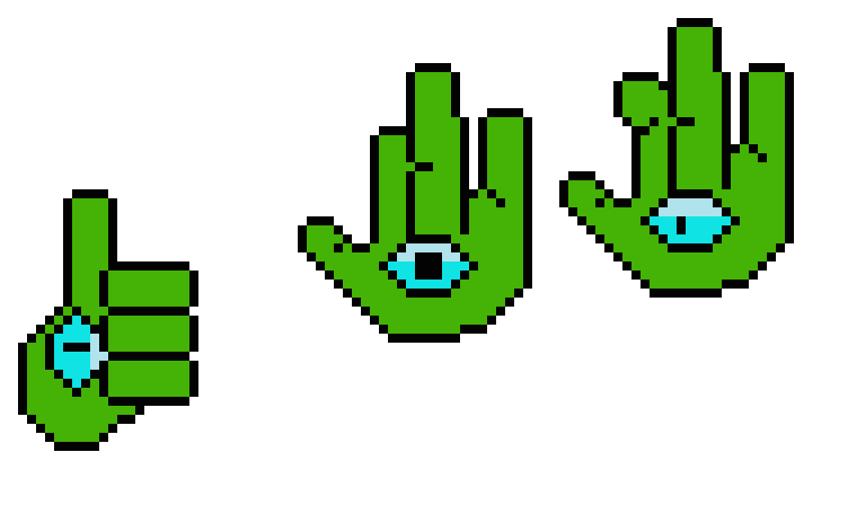 added thumbs up for big hand