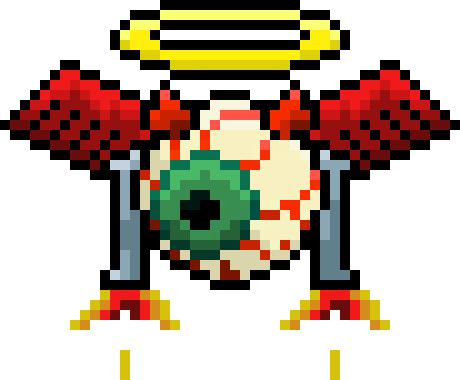 [7b43c6] Holy Flying Gun Demon Eyeball