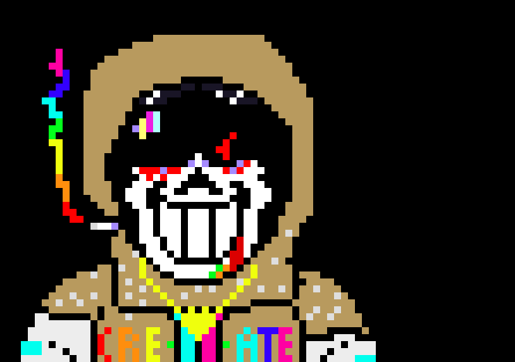 HEY YOU DUMBASS CLOWN I'LL LIKE TO SEE YOU NOT STEAL SOMEONES SPRITE!