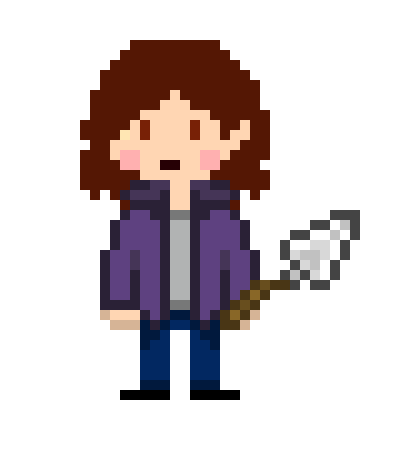 [e8e0b1] Tyrian the Human (With trowel)