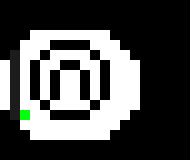 *normal voice* Follow me. *walks away, still hiding behind the bot*