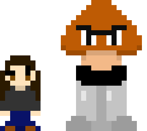 [d3c520] (( Why do you want to kill the Goomba so bad? He'll just respawn with the greaves anyways. ))