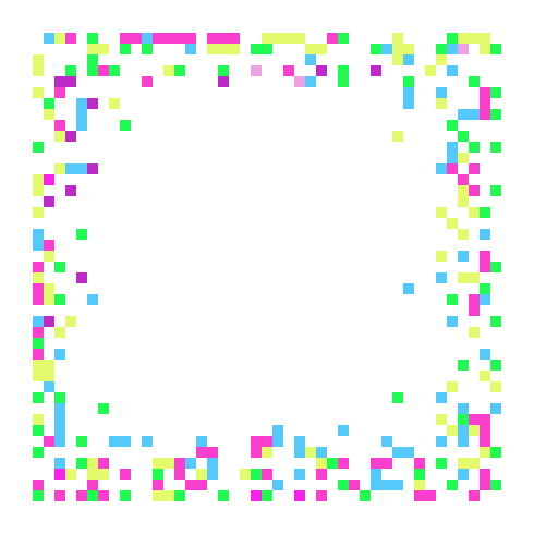 16x9 pixelated border