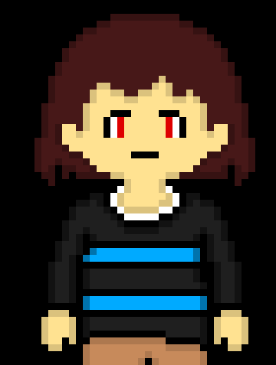 [0ae1f1] (ah ok) *goes up to Sans?* give me chocolate