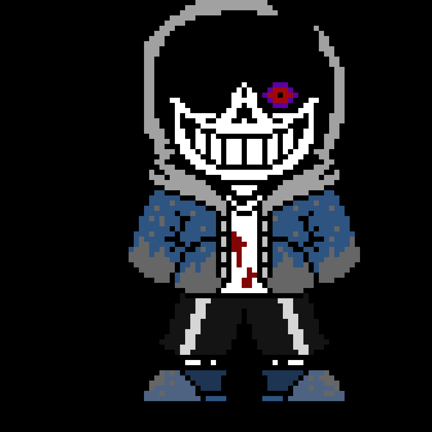 [d46952] Horrordust Sans throws axe at everyone