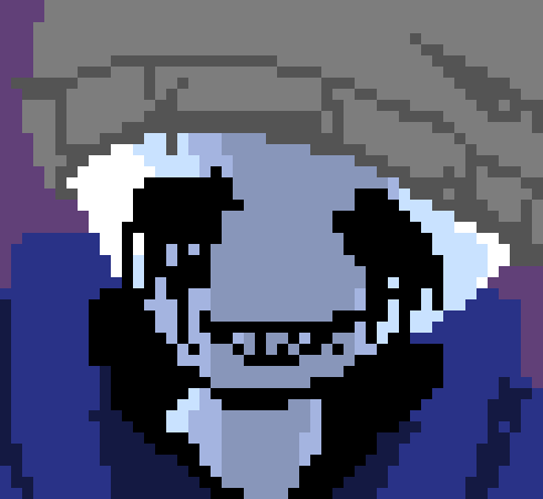 [8e7692] Allow me. *Begans to chip away the pixels on the axe*