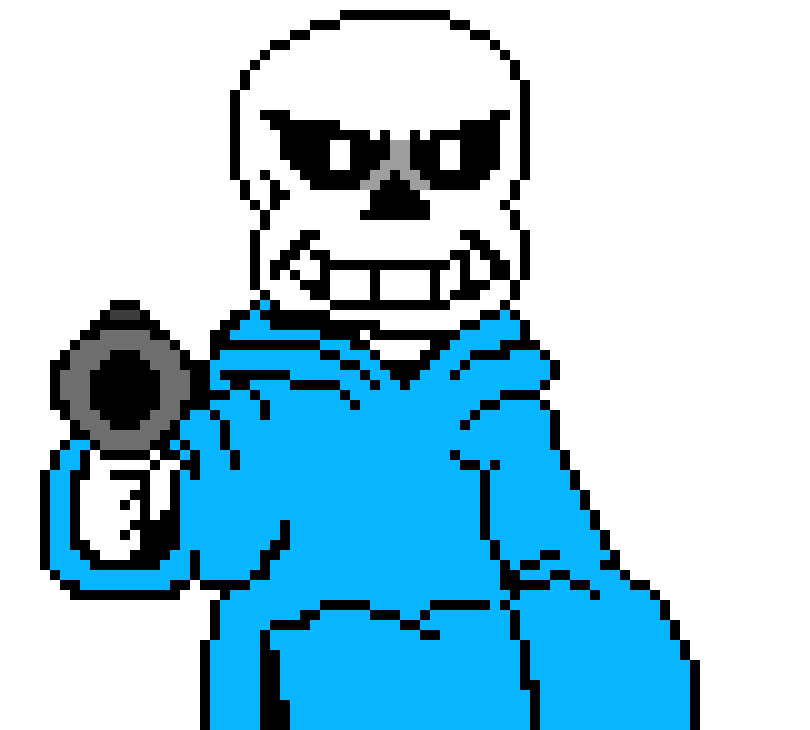 *summons bones and launches them at chara along with continued shooting*