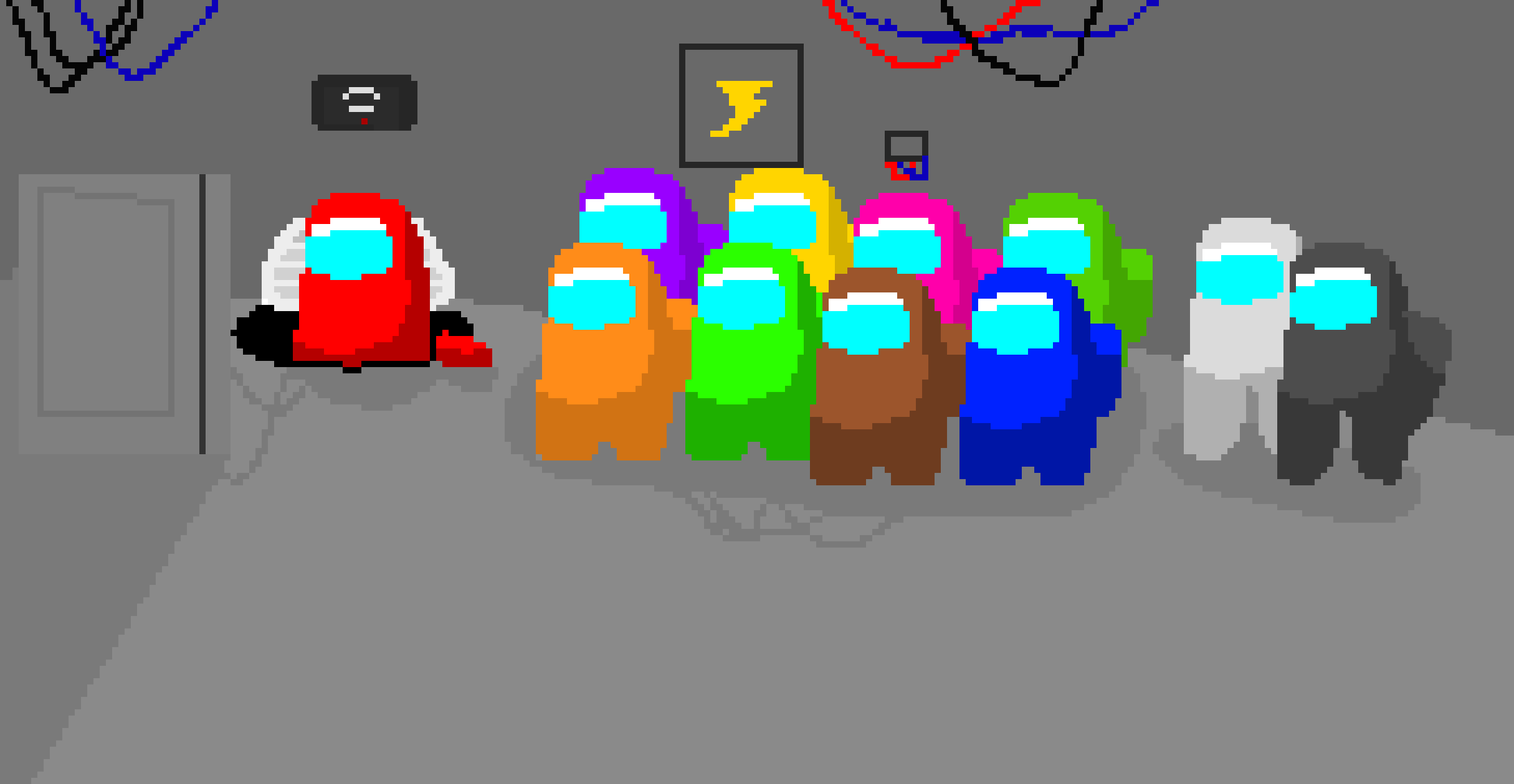 Red sus (still editing) among us fanart (free to shade)