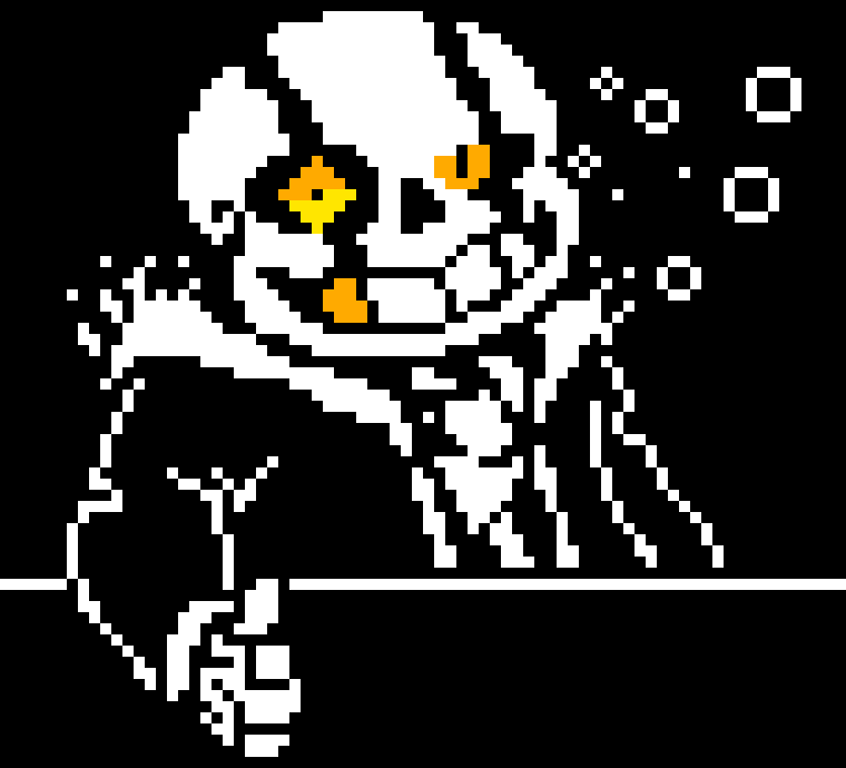 [881e1d] (Guys look111! it's Sans? with legendary pew pew gun)