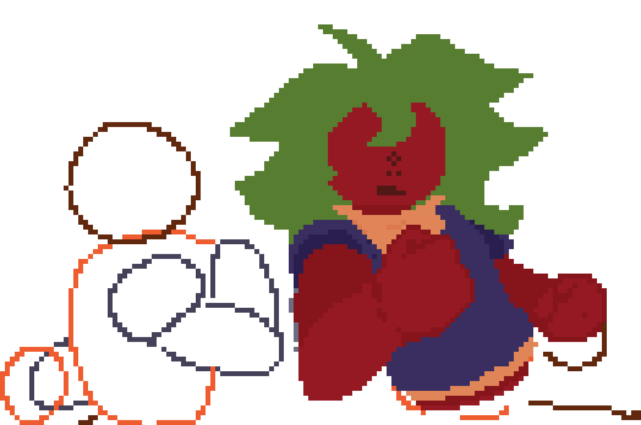 Time to fumble because I cant color and already forgot what his colors were